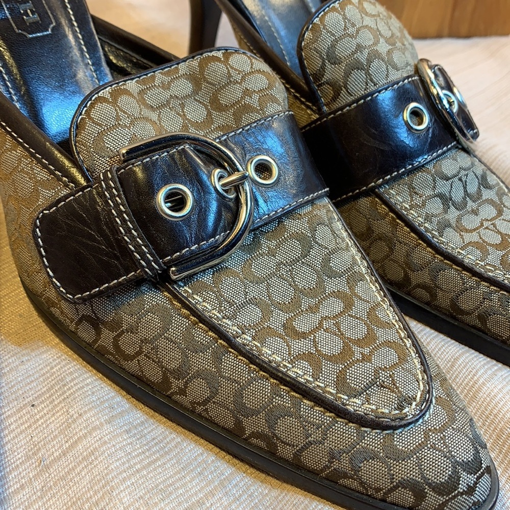Coach Vintage almost NEW made in Italy mules - Picture 14 of 15